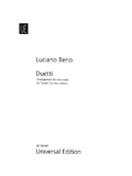 Berio Duetti for 2 Violas